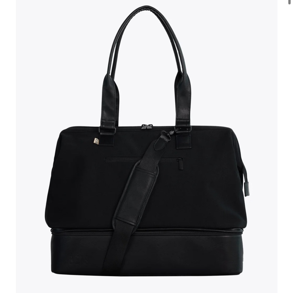 NWT Beis Weekender Bag in Black